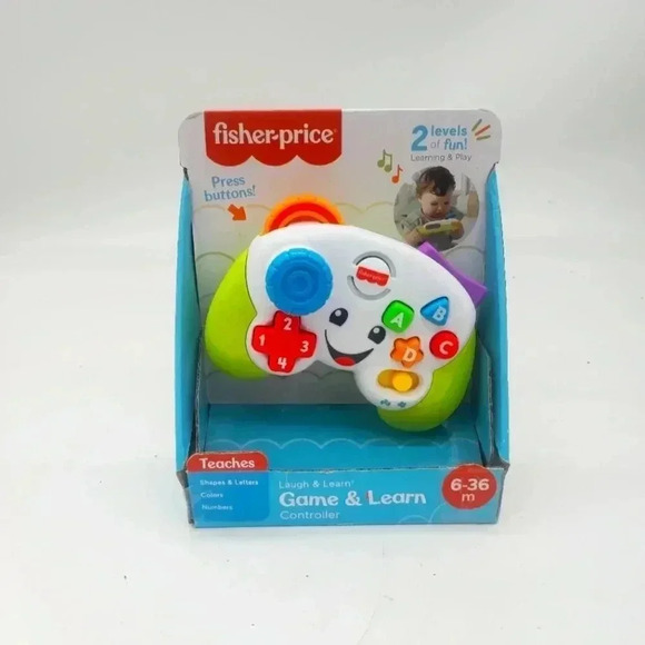 Fisher Price Laugh & Learn Game Controller Teaching First Words Sounds 6 months+ - Picture 1 of 8